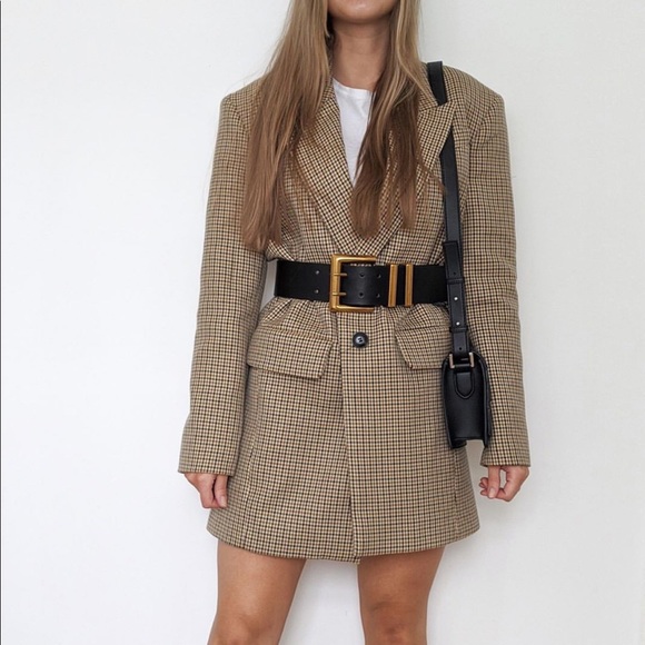 Zara Jackets & Blazers - Last🔥Zara plaid long blazer bloggers favorite